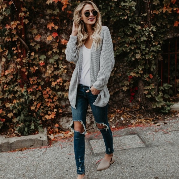 Sadie & Sage Sweaters - ☁️Foggy morning ☁️cardigan sky blue